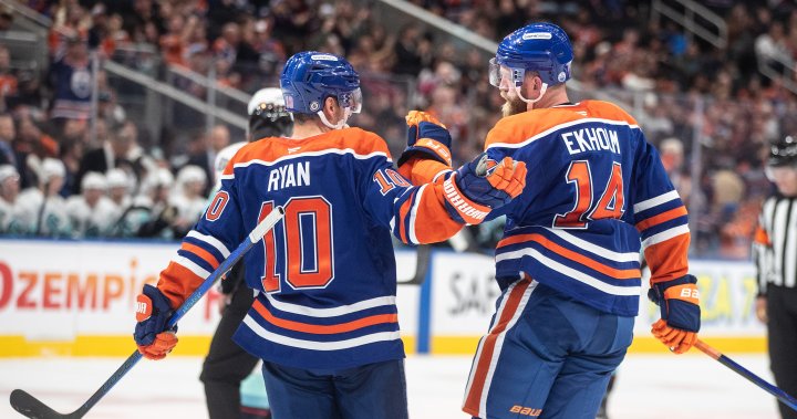 Oilers end pre-season skid with 5-4 win over Kraken - Edmonton