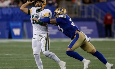 Surging Blue Bombers blitz Elks 55-27, clinch playoff spot - Edmonton