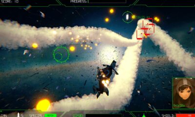 This arcade space combat game is inspired by the golden age of "prestige anime"