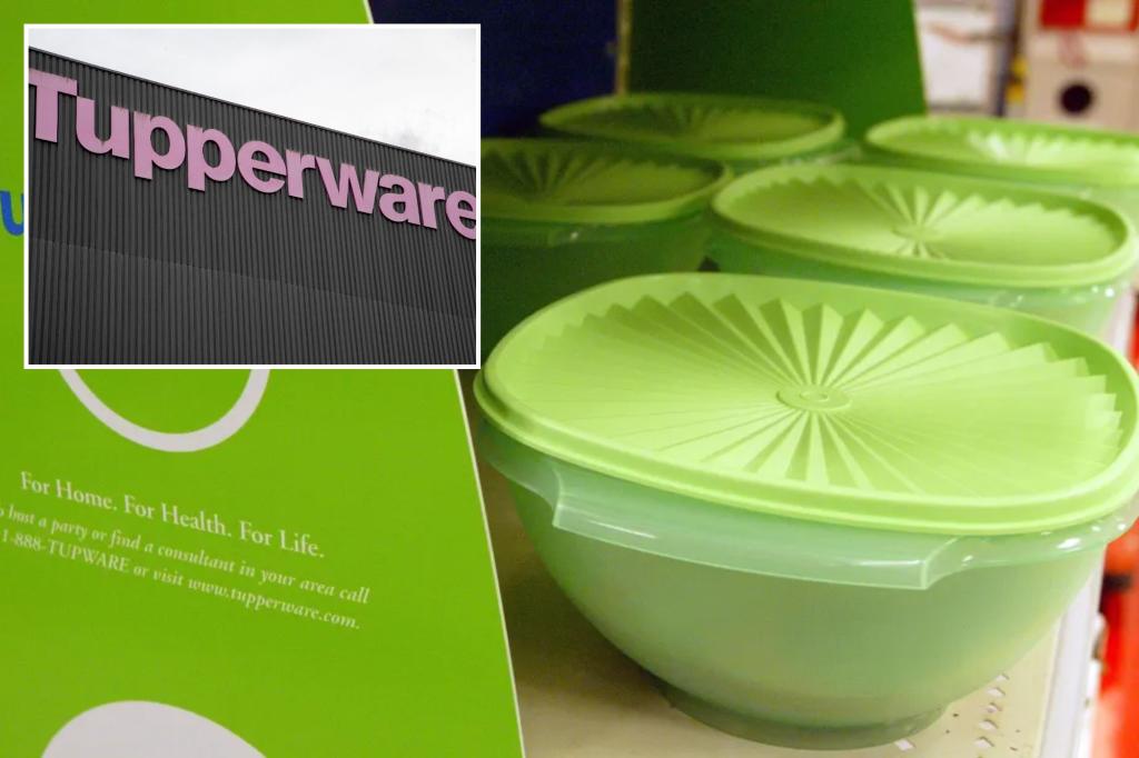 Tupperware files for bankruptcy as its colorful containers lose relevance