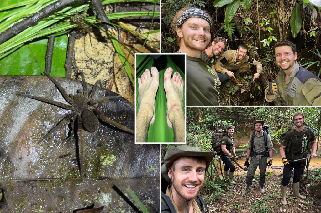 UK explorer and team discover a source of Amazon river and two waterfalls, while being tracked by jaguar