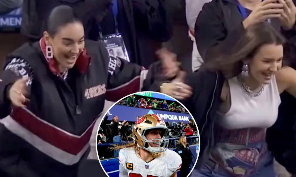 49ers WAGs have perfect celebration after they were ‘dying’ for a touchdown