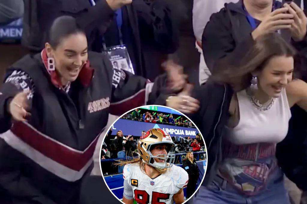 49ers WAGs have perfect celebration after they were ‘dying’ for a touchdown