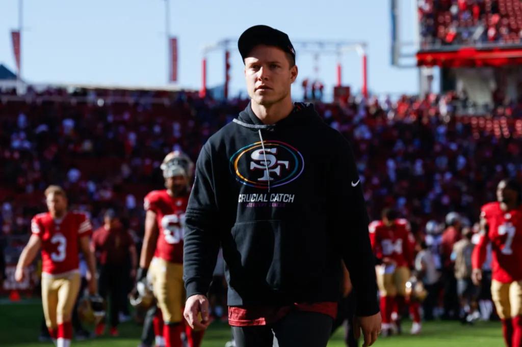 49ers reveal Christian McCaffrey has Achilles tendinitis