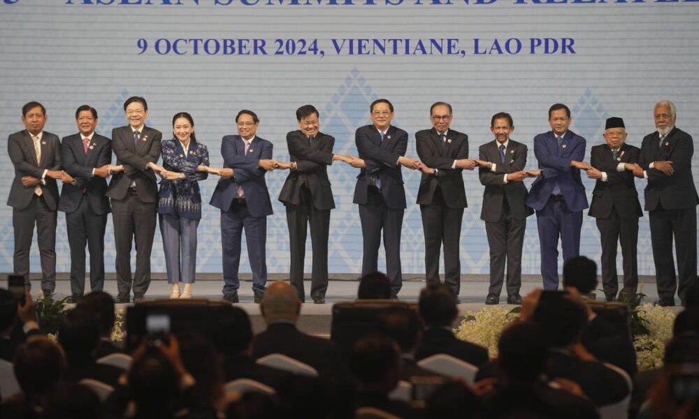 ASEAN leaders meet in Laos as Thailand PM urges Myanmar engagement ahead of election