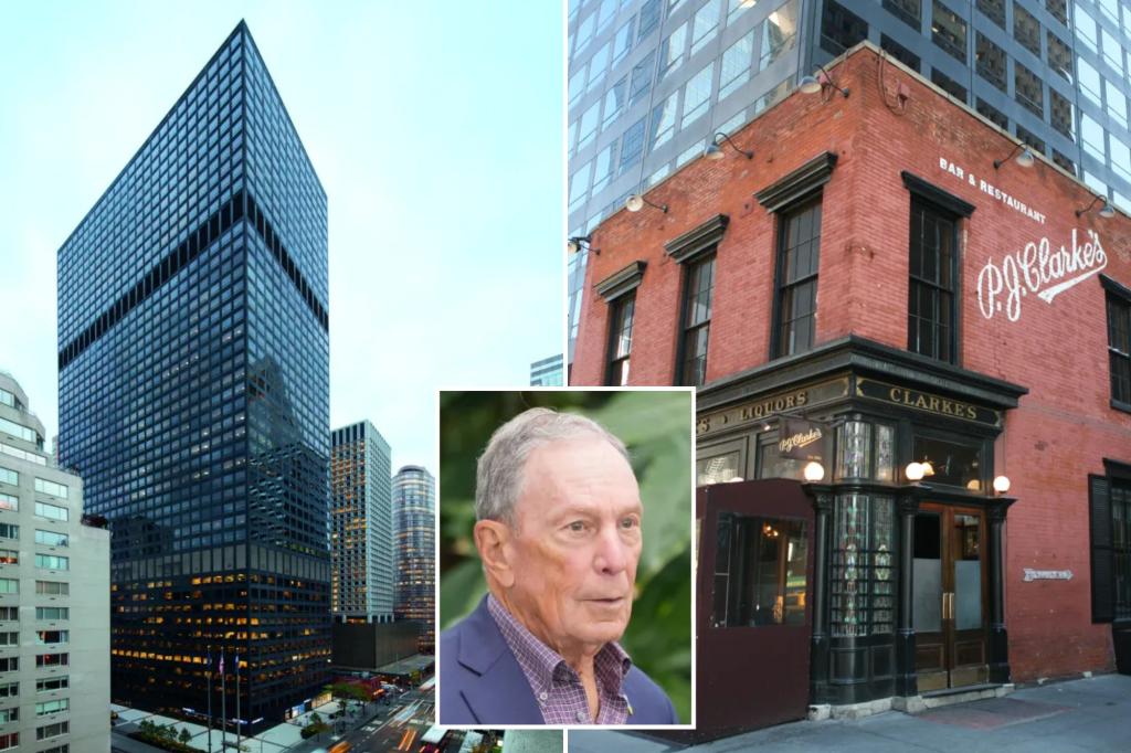 Bloomberg widens footprint at 'P.J. Clarke's building' to boost sagging Midtown corridor