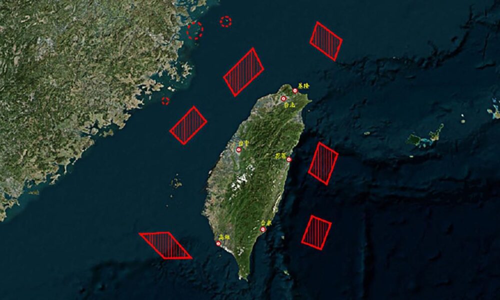 China holds large naval, air force exercises surrounding Taiwan and its outlying islands