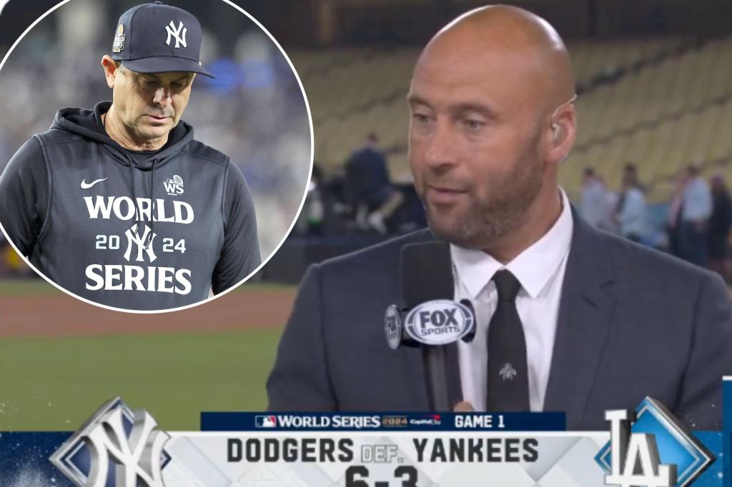 Derek Jeter rips Aaron Boone for costly Yankees decision