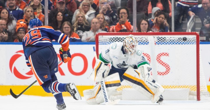 Draisaitl nets shootout winner as Oilers clip Canucks 3-2 - Edmonton