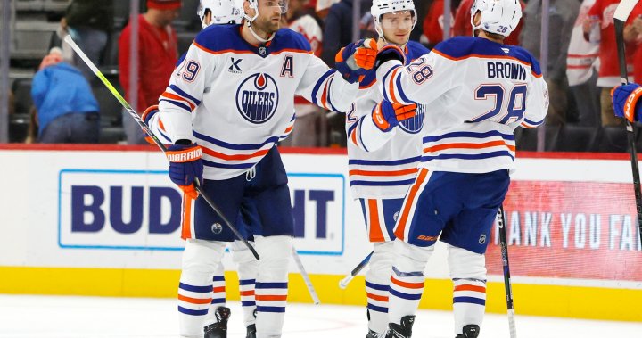 Draisaitl scores in OT to lift Oilers to 3-2 win over Red Wings - Edmonton