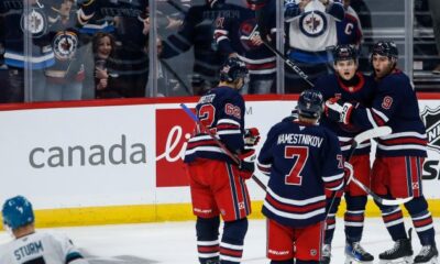 Ehlers, Perfetti each score twice as Winnipeg Jets rout Sharks 8-3 - Winnipeg