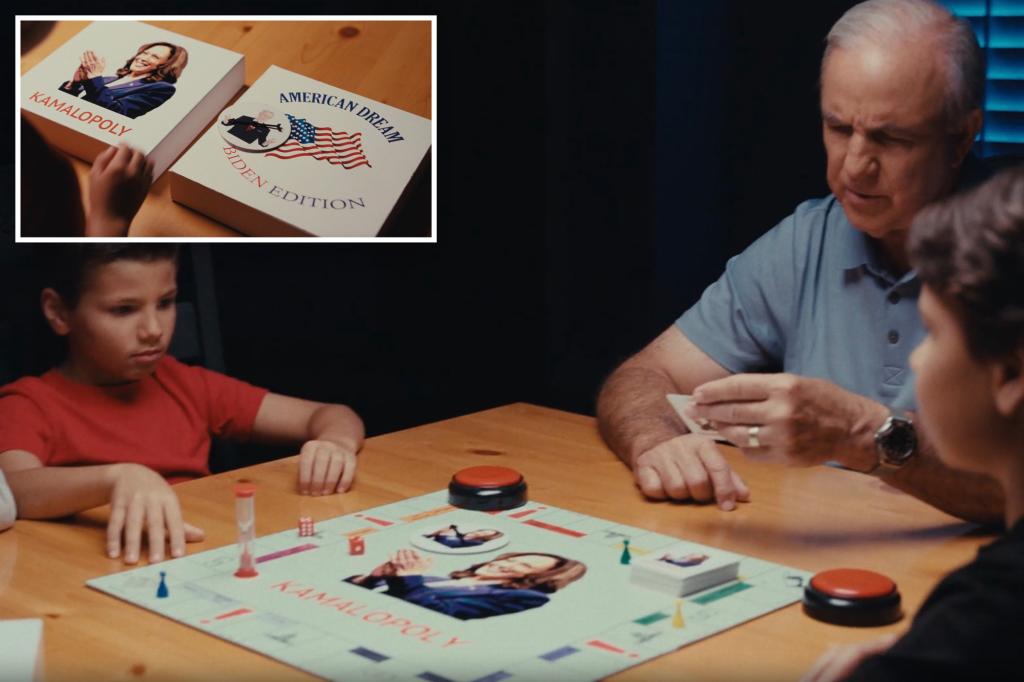 Florida GOP pol plays 'Kamalopoly' with grandkids in new ad to highlight Harris failures