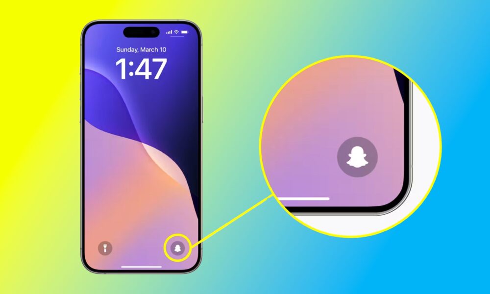 How to open Snapchat's camera directly from your iPhone lock screen