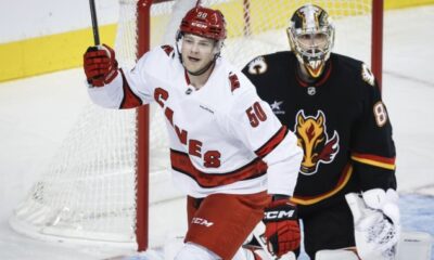 Hurricanes cool off Flames with 4-2 win