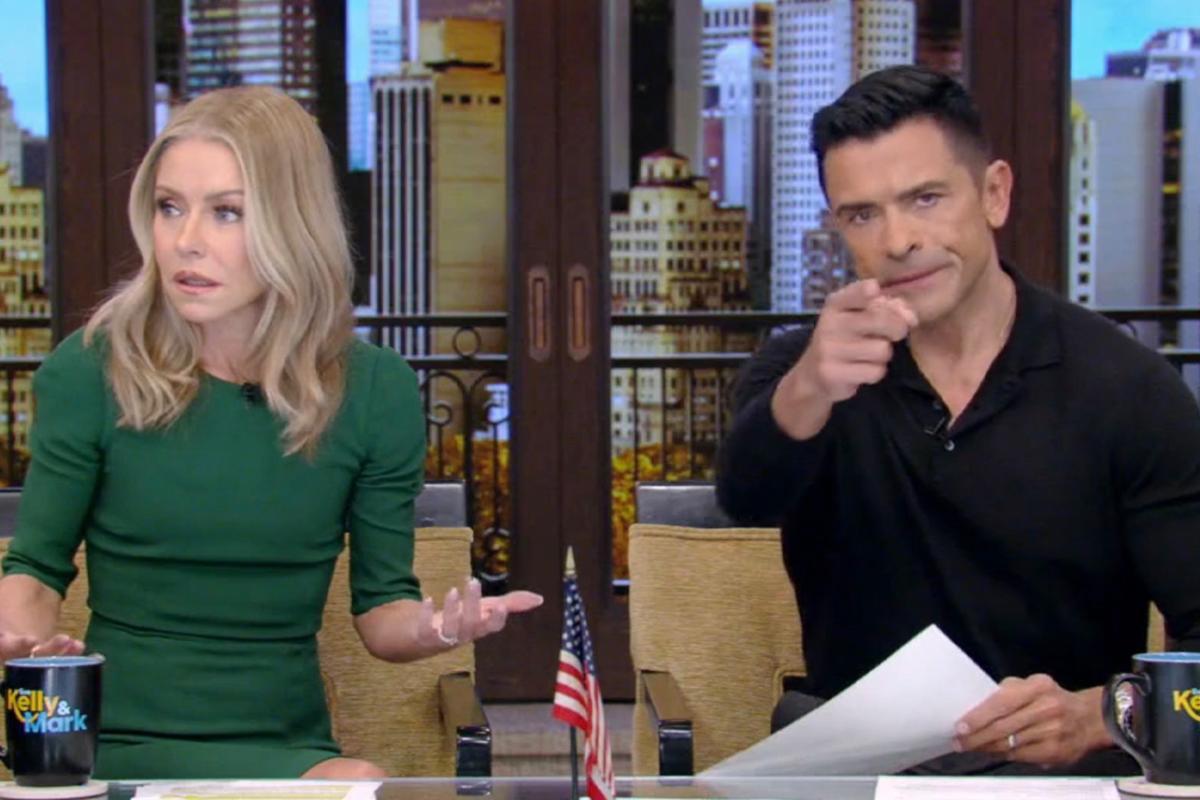 Kelly Ripa Snaps At Mark Consuelos After He Mishears Her On ‘Live’: “Did I Not Just Say That?”