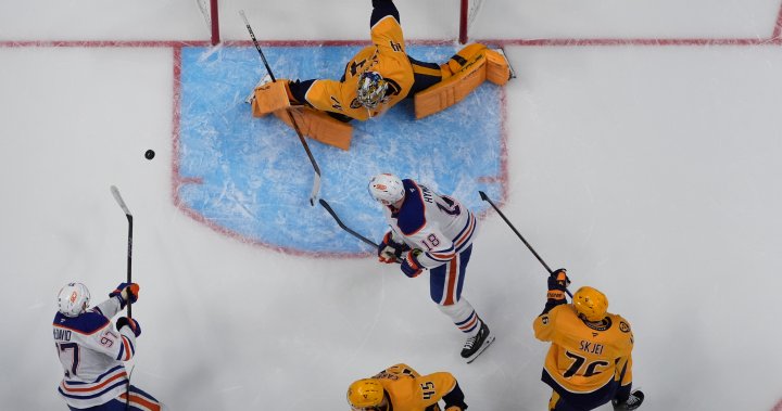 Kulak scores twice and McDavid gets first goal of season as Oilers beat Predators 4-2 - Edmonton