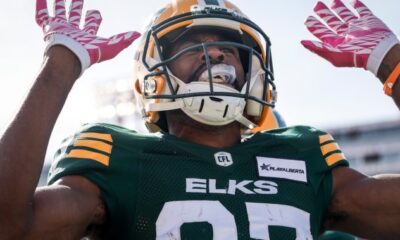 Lewis’ late TD lifts Elks to 23-18 win, season series sweep of Stampeders - Edmonton