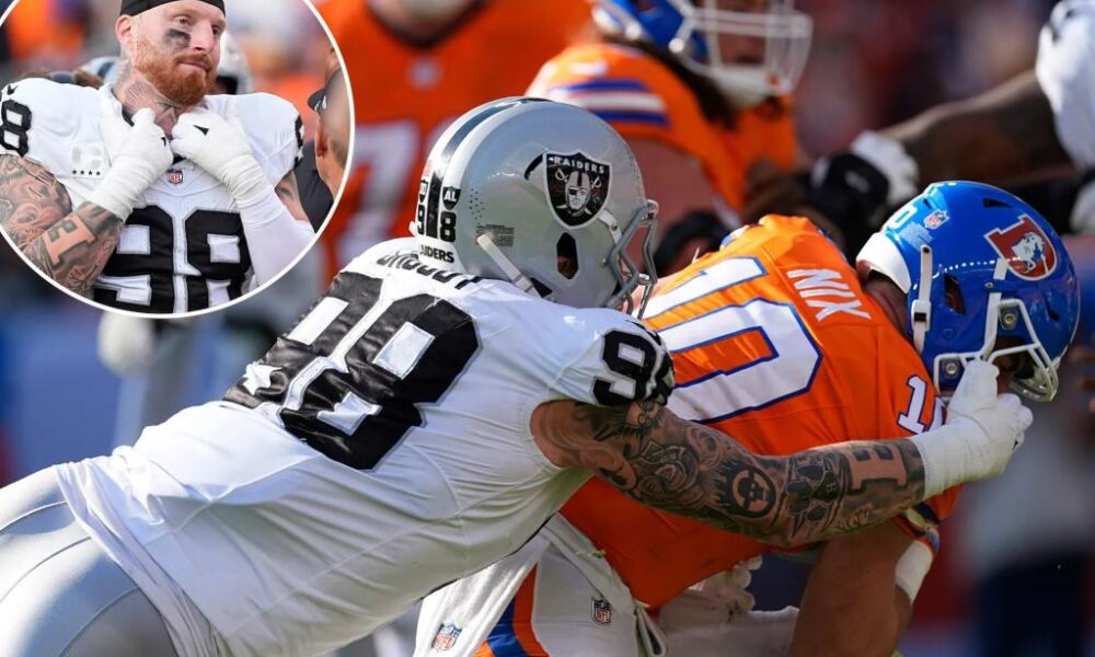 Maxx Crosby blasts 'clowns' for claiming he's unhappy with Raiders