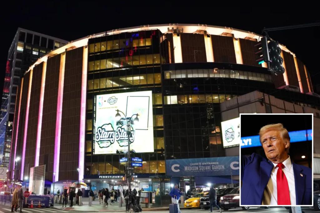 NYC Trump supporters camping overnight outside MSG in anticipation of mega MAGA rally