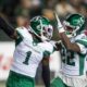 Roughriders edge Elks 28-24, clinch playoff berth - Edmonton