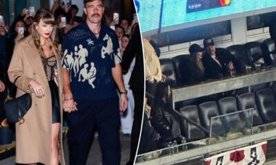 Taylor Swift, Travis Kelce cozy up in Yankee Stadium suite for ALCS Game 1