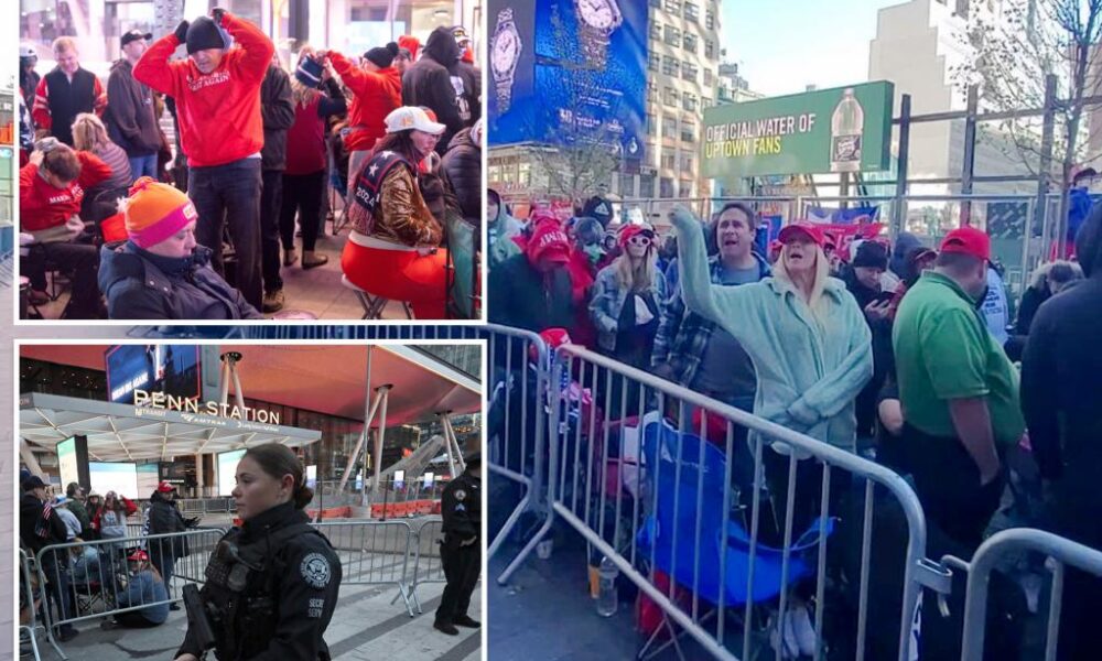 Trump NYC rally crowd pissed about lack of toilets