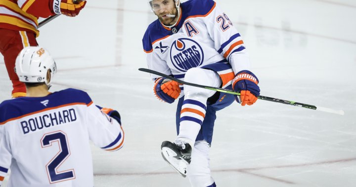 Draisaitl paces Edmonton Oilers to 4-2 win over Calgary Flames with goal, two assists - Edmonton