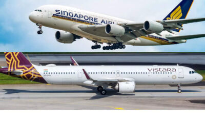 Singapore Airlines posts HY profit slump; sees USD 832 million gain from Air India-Vistara merger, ET TravelWorld