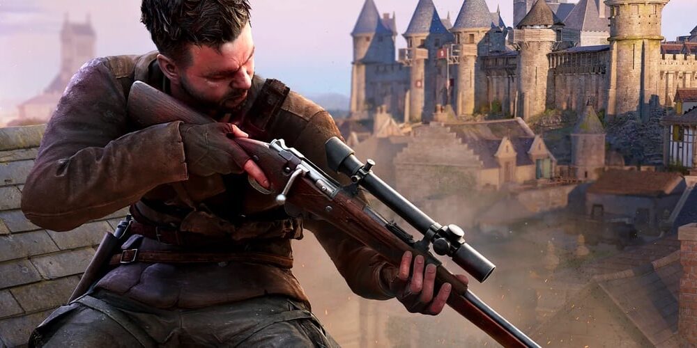 Sniper Elite Resistance keyart Harry Hawker header