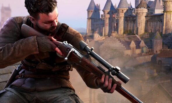 Sniper Elite Resistance keyart Harry Hawker header