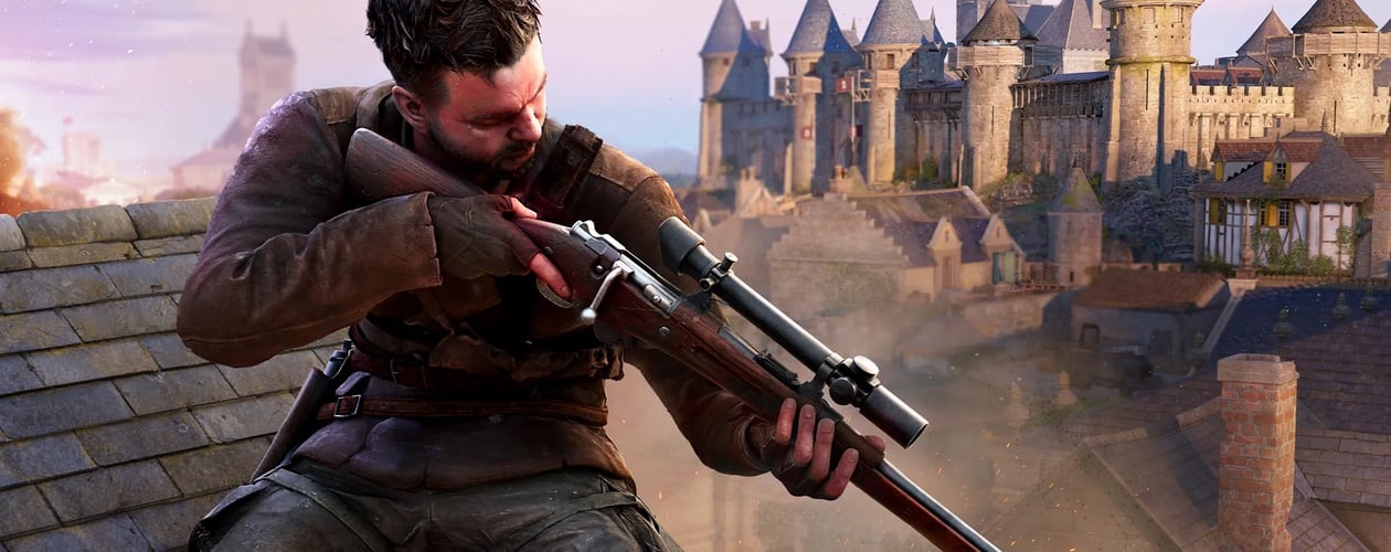 Sniper Elite Resistance keyart Harry Hawker header