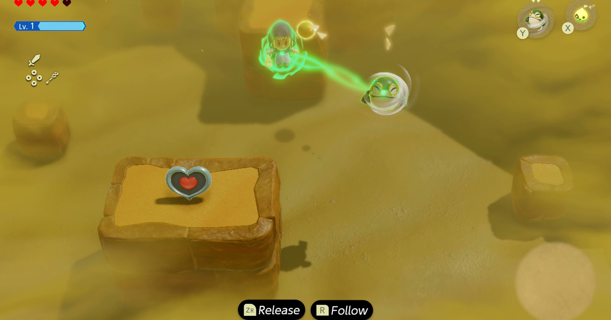 Zelda: Echoes of Wisdom - Gerudo Desert Heart Piece