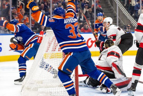 Arvidsson nets two points, Oilers beat Senators 3-1 to snap visitors’ win streak - Edmonton