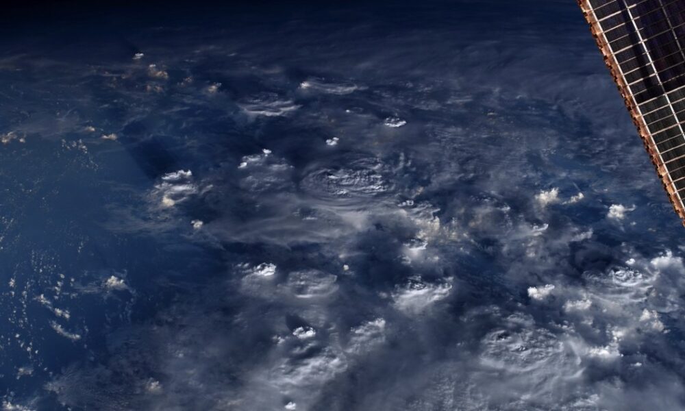 Astronaut’s photos from ISS make clouds look otherworldly