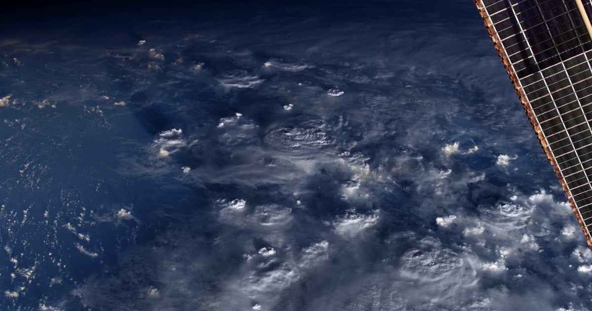 Astronaut’s photos from ISS make clouds look otherworldly