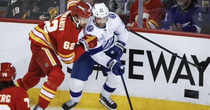 Flames seek to get back on track at Saddledome after blowout loss to Lightning