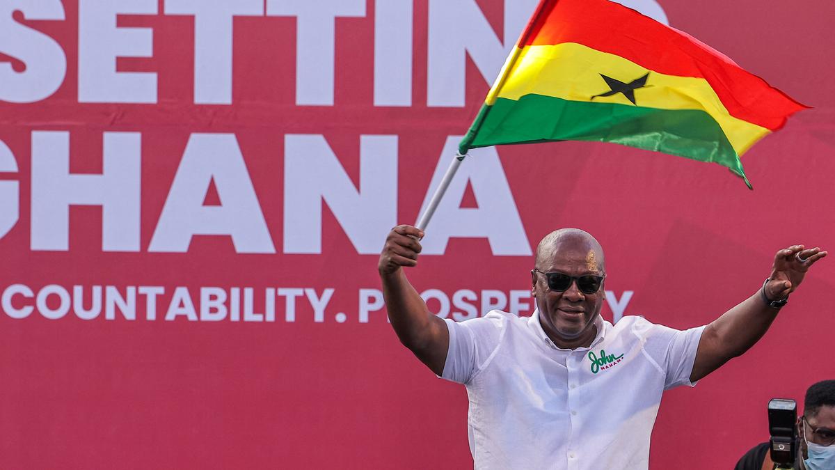 Ghana’s ruling party candidate concedes presidential election to his opposition rival John Dramani Mahama