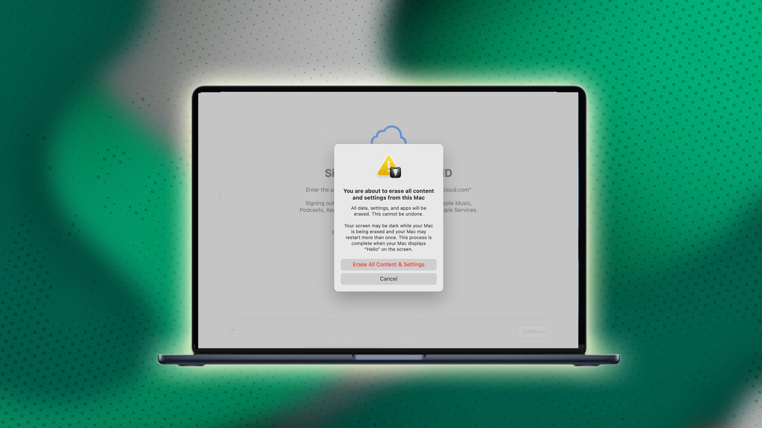 How to erase and factory reset your M-series Mac