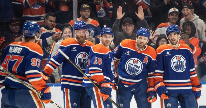 Hyman scores a pair to help Oilers to 6-3 victory over Blue Jackets - Edmonton