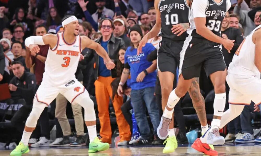 Josh Hart played his Knicks role to perfection against the Spurs