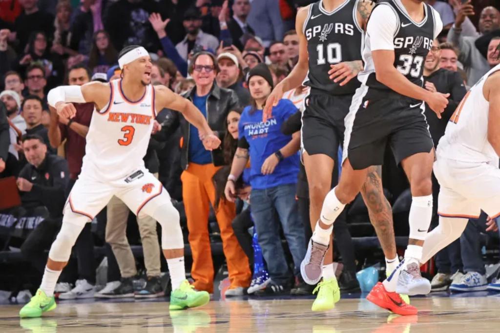 Josh Hart played his Knicks role to perfection against the Spurs