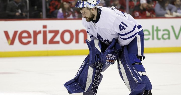 Leafs place goaltender Anthony Stolarz on IR