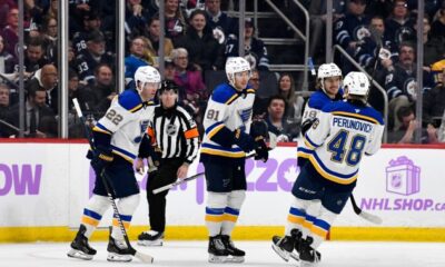 Slumping Winnipeg Jets fall to Blues 4-1 for 4th straight loss - Winnipeg