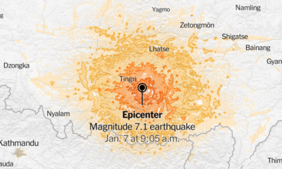 7.1-Magnitude Earthquake Strikes China’s Tibet Region Near Nepal Border