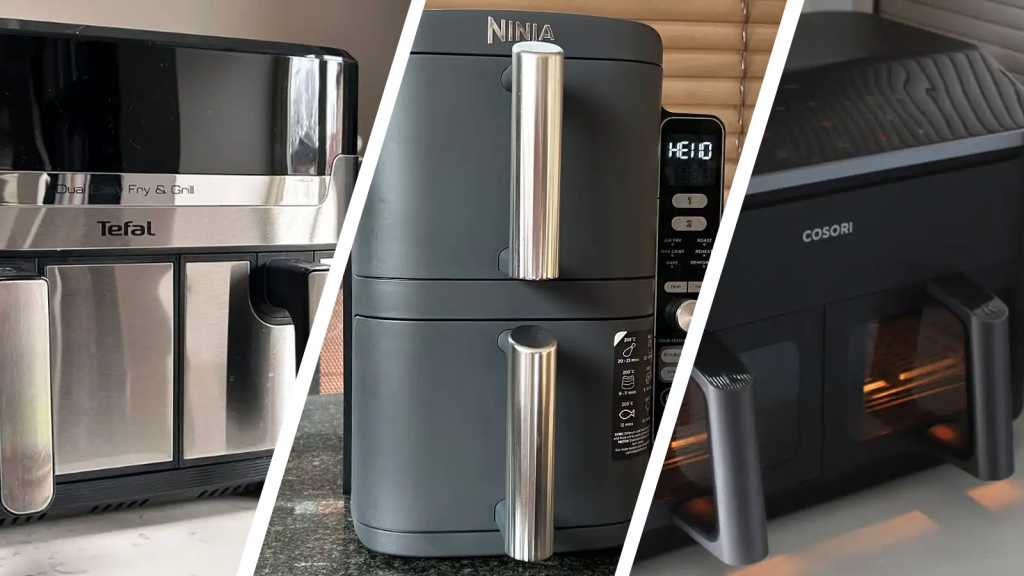 Dual-drawer air fryers from Tefal, Ninja and Cosori