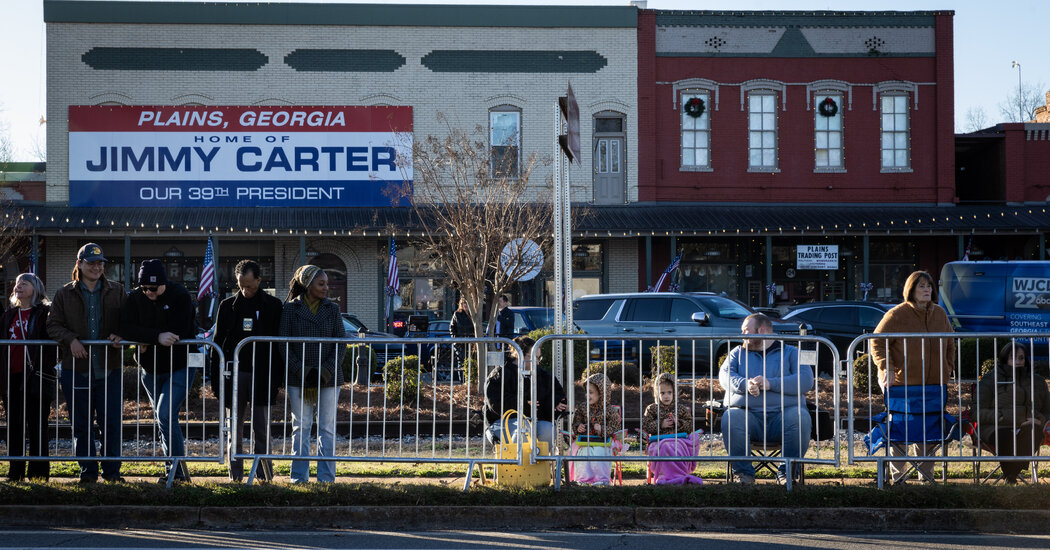 From Georgia to Washington, Memorials Trace Jimmy Carter’s Life