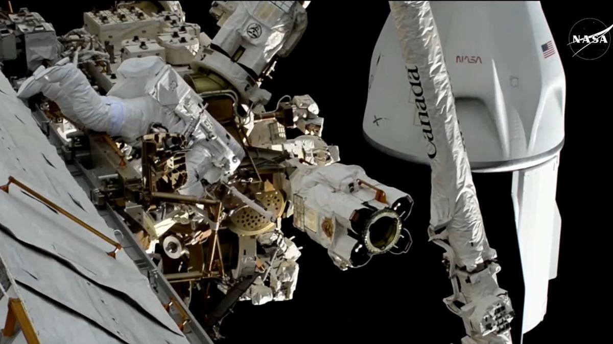 Sunita Williams steps out on spacewalk after seven months in orbit