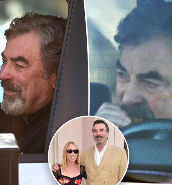 Tom Selleck celebrates his 80th birthday solo at McDonald's drive-thru before joining family for swanky dinner