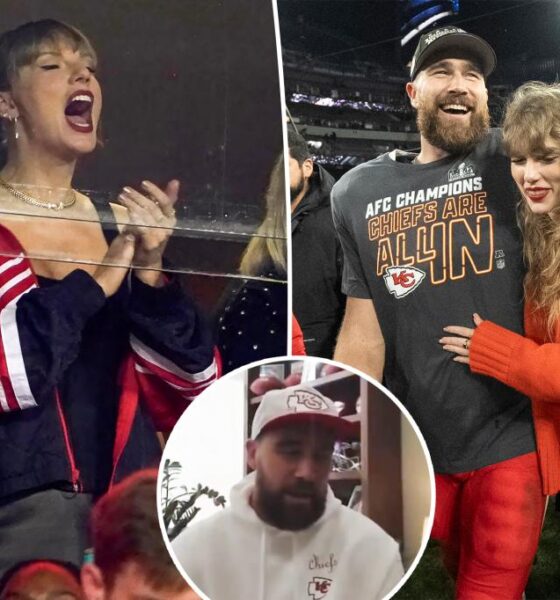 Travis Kelce reveals Taylor Swift's stance on him retiring from NFL: 'I'll reevaluate it'