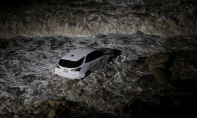 As California Storm Brings Mudslides to LA, a Car Plunges Into the Pacific